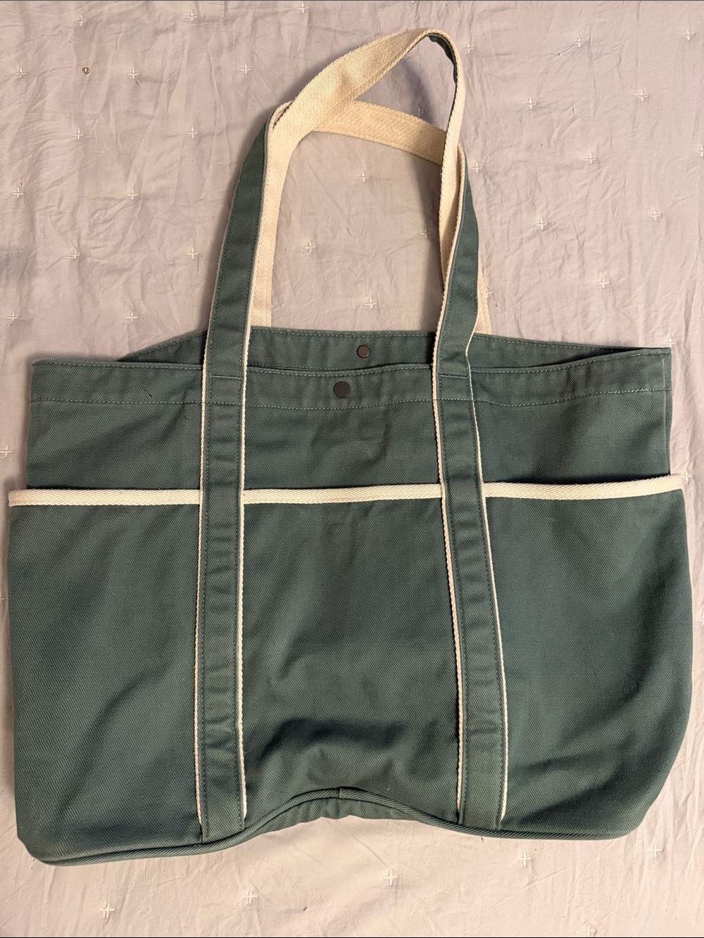 lululemon athletica Green Canvas Tote - Picture 2 of 6